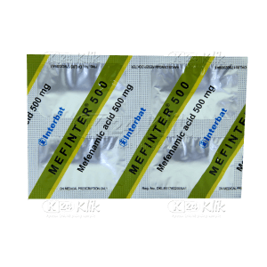 Mefinter 500mg Tablet (per Tablet)